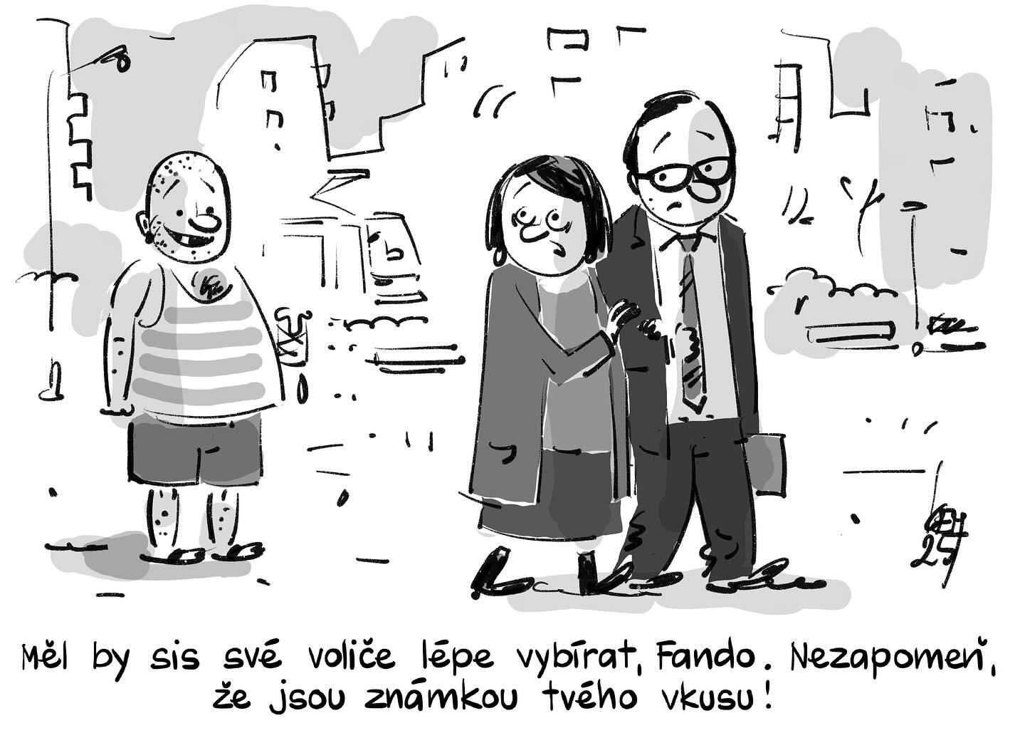 Obrázek volici jsou odrazem
